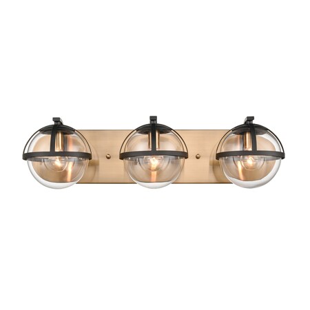 Davenay 23'' Wide 3-Light Vanity Light - Satin Brass